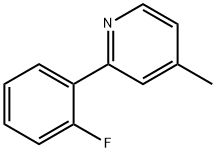 2-(2-FLUORO-PHENYL)-4-METHYL-PYRIDINE Structure