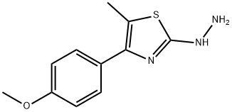 4-(4-METHOXYPHENYL)-5-METHYL-2(3H)-THIAZOLONE HYDRAZONE Struktur