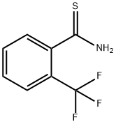 2-トリフルオロメチルチオベンズアミド 化学構造式