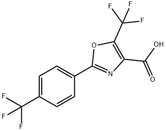 5-(TRIFLUOROMETHYL)-2-[4-(TRIFLUOROMETHYL)PHENYL]-1,3-OXAZOLE-4-CARBOXYLICACID
