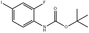 TERT-BUTYL N-(2-FLUORO-4-IODOPHENYL)CARBAMATE Struktur