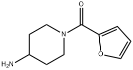 1-(2-フロイル)-4-ピペリジンアミン HYDROCHLORIDE 化学構造式