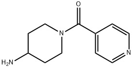 (4-AMINO-PIPERIDIN-1-YL)-PYRIDIN-4-YL-METHANONE Structure