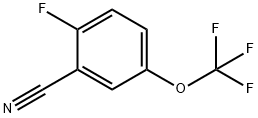 2-FLUORO-5-(TRIFLUOROMETHOXY)BENZONITRILE
 Struktur