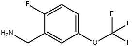 2-FLUORO-5-(TRIFLUOROMETHOXY)BENZYLAMINE Struktur