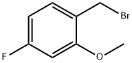 1-(ブロモメチル)-4-フルオロ-2-メトキシベンゼン 化学構造式