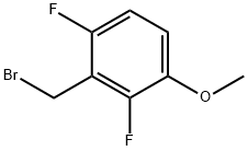 2,6-二氟-3-甲氧基苄基溴, 886498-55-1, 结构式