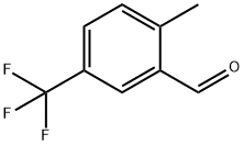 2-メチル-5-(トリフルオロメチル)ベンズアルデヒド 化学構造式
