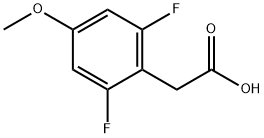 2,6-二氟-4-甲氧基苯乙酸, 886498-98-2, 结构式