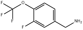 3-Fluoro-4-(trifluoromethoxy)benzylamine Struktur