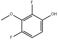2,4-ジフルオロ-3-メトキシフェノール 化学構造式