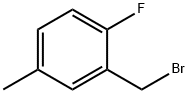 2-氟-5-甲基苄基溴 结构式
