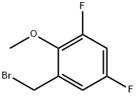 3,5-二氟-2-甲氧基溴化苄,886500-63-6,结构式