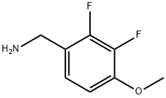 2,3-DIFLUORO-4-METHOXYBENZYLAMINE Structure