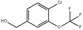 4-氯-3-三氟甲氧基苄醇,886500-89-6,结构式