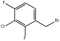 3-CHLORO-2,4-DIFLUOROBENZYL BROMIDE Structure