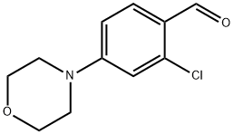 2-氯-4-(4-吗啉基)苯甲醛, 886501-36-6, 结构式