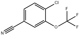 4-氯-3-三氟甲氧基苯甲腈,886501-50-4,结构式