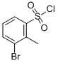 3-BROMO-2-METHYL-BENZENESULFONYL CHLORIDE 化学構造式