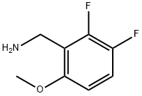2,3-ジフルオロ-6-メトキシベンジルアミン 化学構造式