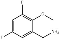 3,5-DIFLUORO-2-METHOXYBENZYLAMINE Structure