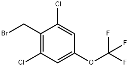 2,6-DICHLORO-4-(TRIFLUOROMETHOXY)BENZYL BROMIDE Structure