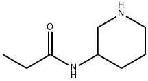 N-PIPERIDIN-3-YL-PROPIONAMIDE Struktur