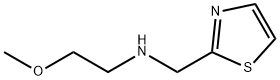 (2-メトキシエチル)(1,3-チアゾール-2-イルメチル)アミン二塩酸塩 化学構造式