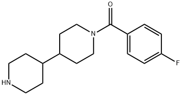 1-(4-フルオロベンゾイル)-4,4'-ビピペリジン 化学構造式