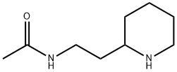 N-(2-ピペリジン-2-イルエチル)アセトアミド 化学構造式
