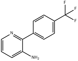 2-{4-(trifluoromethyl)phenyl}-3-pyridinamine Structure