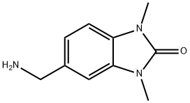 5-(氨基甲基)-1,3-二甲基-1,3-二氢-2H-苯并咪唑-2-酮盐酸盐, 886508-53-8, 结构式