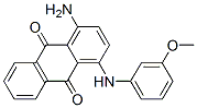 1-amino-4-[(3-methoxyphenyl)amino]anthraquinone 结构式
