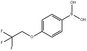 4-(2,2,2-三氟乙氧基)苯基硼酸, 886536-37-4, 结构式