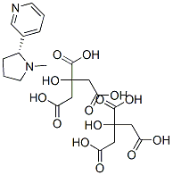 (S)-nicotine dicitrate  Structure