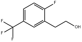 2-[2-FLUORO-5-(TRIFLUOROMETHYL)PHENYL]ETHANOL Structure