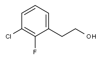 3-CHLORO-2-FLUOROPHENETHYL ALCOHOL Structure