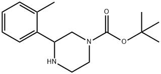 3-(邻甲苯基)哌嗪-1-羧酸叔丁酯,886766-65-0,结构式