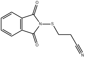 N-[(2-氰乙基)硫代]邻苯二甲酰亚胺, 88683-57-2, 结构式