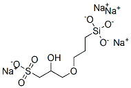 sodium 2-hydroxy-3-[3-(trihydroxysilyl)propoxy]propanesulphonate Structure