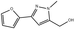 [3-(2-FURYL)-1-METHYL-1H-PYRAZOL-5-YL]METHANOL Structure