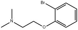2-(2-溴苯氧基)-N,N-二甲基乙胺, 886851-37-2, 结构式
