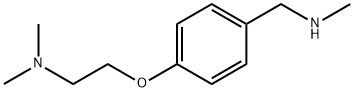 N,N-二甲基-2-(4-((甲氨基)甲基)苯氧基)乙-1-胺, 886851-38-3, 结构式