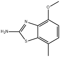 2-Benzothiazolamine,4-methoxy-7-methyl-(9CI) Structure