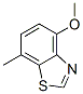 Benzothiazole, 4-methoxy-7-methyl- (9CI) Struktur