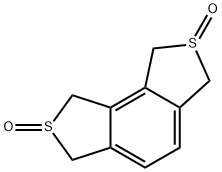 1,3,6,8-TETRAHYDRO-BENZO[1,2-C:3,4-C']DITHIOPHENE-2,7-DIOXIDE Struktur