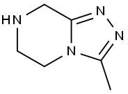 3-METHYL-5,6,7,8-TETRAHYDRO-[1,2,4]TRIAZOLO[4,3-A]PYRAZINE Structure