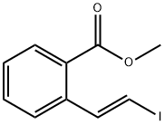 Benzoic acid, 2-[(1E)-2-iodoethenyl]-, methyl ester Structure