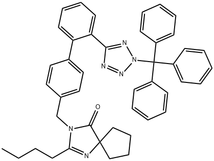 N-Triphenylmethyl Irbesartan Struktur