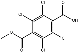 MONOMETHYLTETRACHLOROTEREPHTHALATE (100 ΜG/ML IN ACETONE) 化学構造式